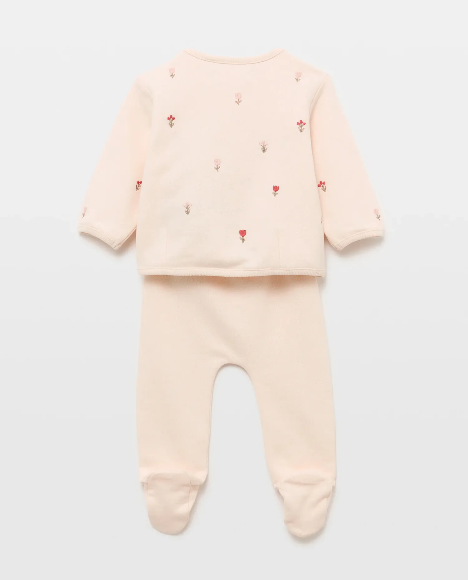 Набор из двух изделий из флиса с детской пелериной Baby El Corte Inglés, розовый — фото 2
