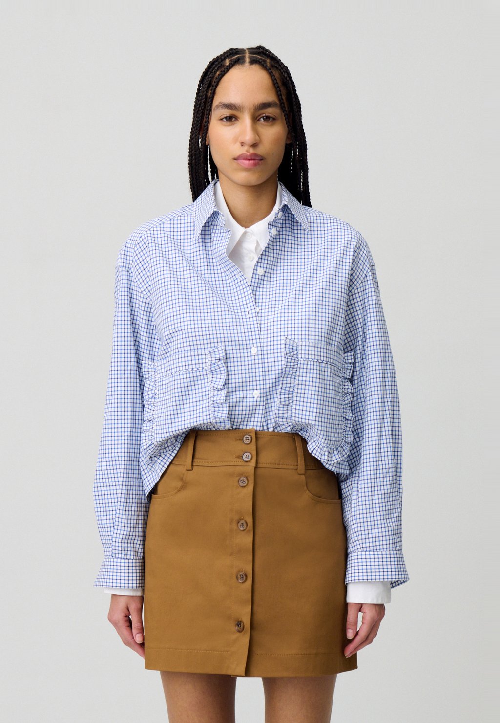 

Мини-юбка SALMA Claudie Pierlot, коричневый