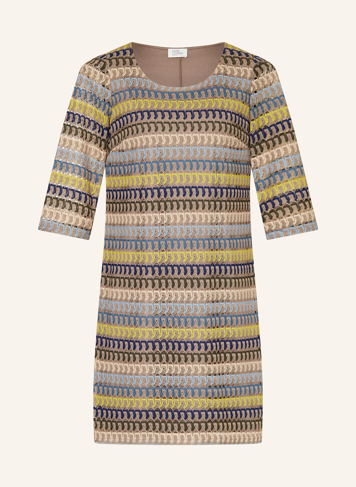 

Трикотажное платье с рукавами 3/4 Robe Légère, мультиколор