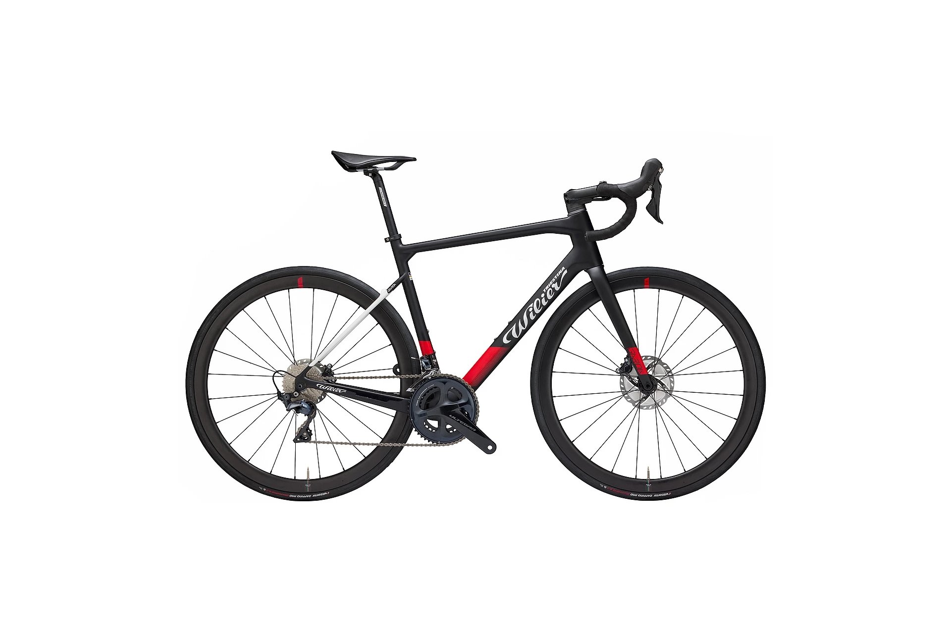 

Шоссейный велосипед Wilier Garda disc - rival axs - rx26 - 28 дюймов - diamant, schwarz | g36 - black, red; matt