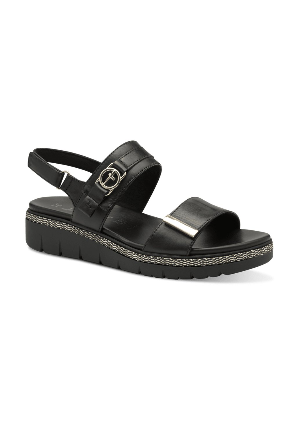 Босоножки на танкетке Platform sandals Tamaris, черный — фото 2