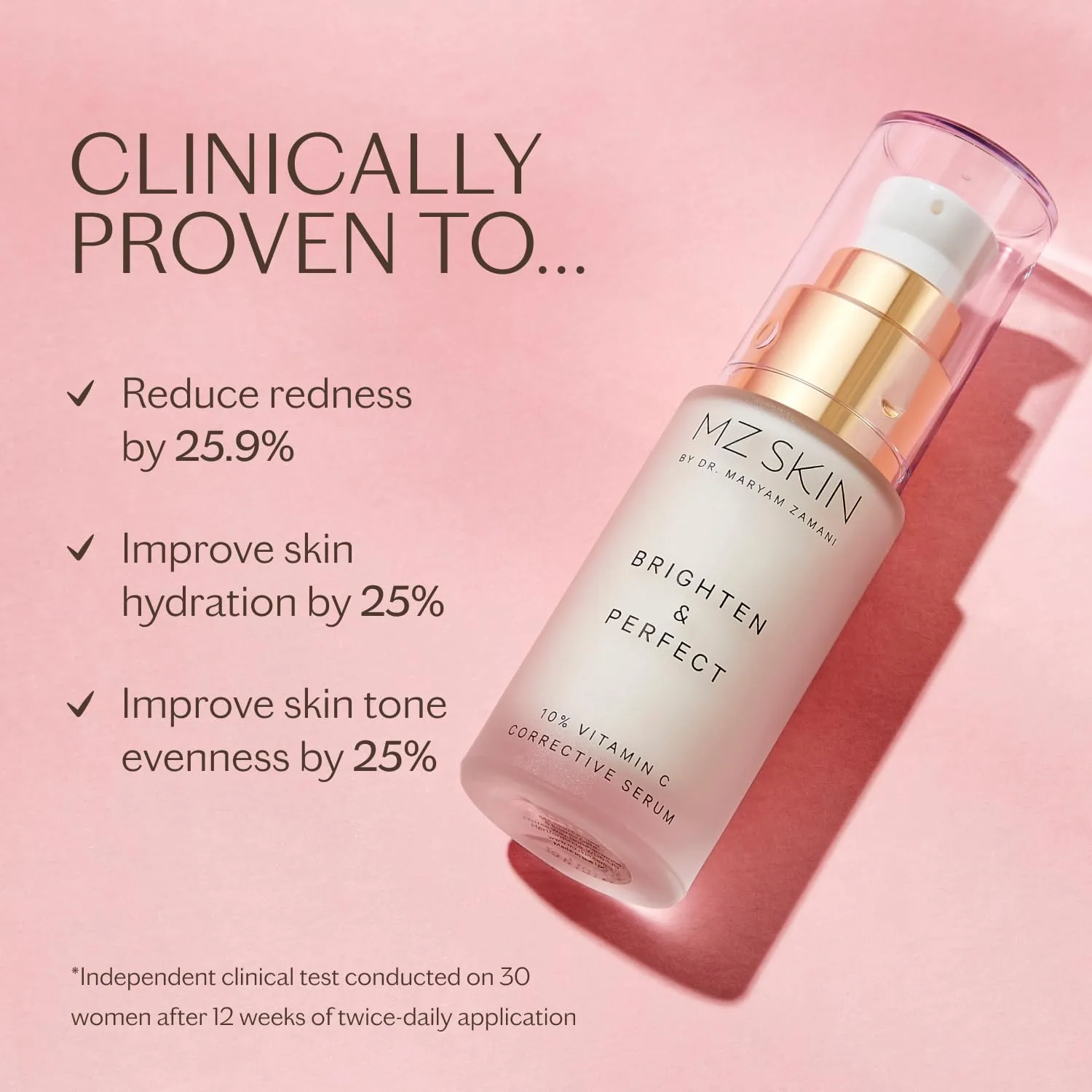 MZ SKIN Calming Rescue Serum 1.01fl oz | Успокаивающая пребиотическая сыворотка для чувствительной кожи, склонной к покраснениям | Укрепляет барьер, увлажняет и снимает раздражение Mz Skin By Maryam Zamani Md, Red — фото 3