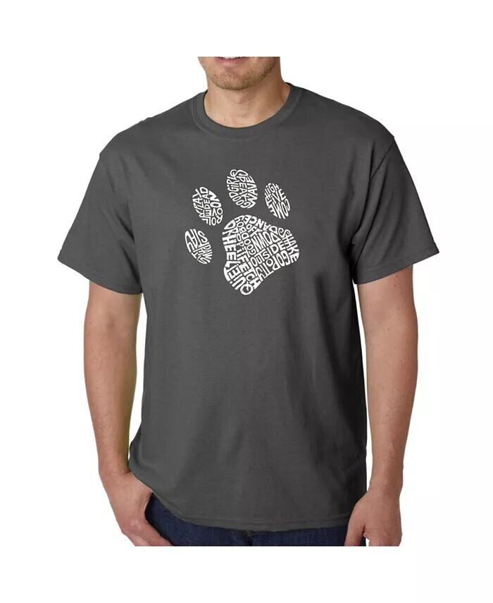 

Футболка мужская Word Art - Dog Paw LA Pop Art, серый