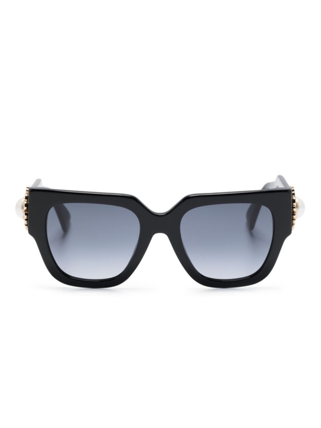 

Moschino Eyewear солнцезащитные очки в квадратной оправе, черный