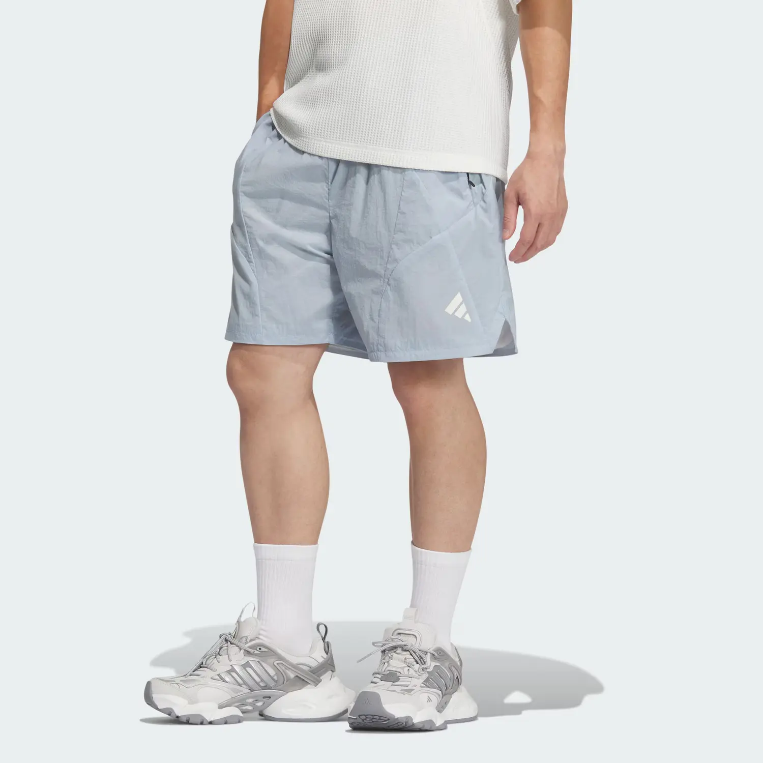Adidas Футуристические шорты woven Casual шорты Men's Blue — фото 3