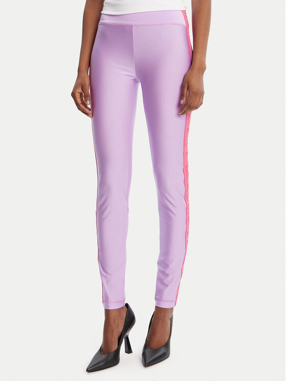 

Леггинсы slim fit 79HAC114 N0008 Versace Jeans Couture, фиолетовый