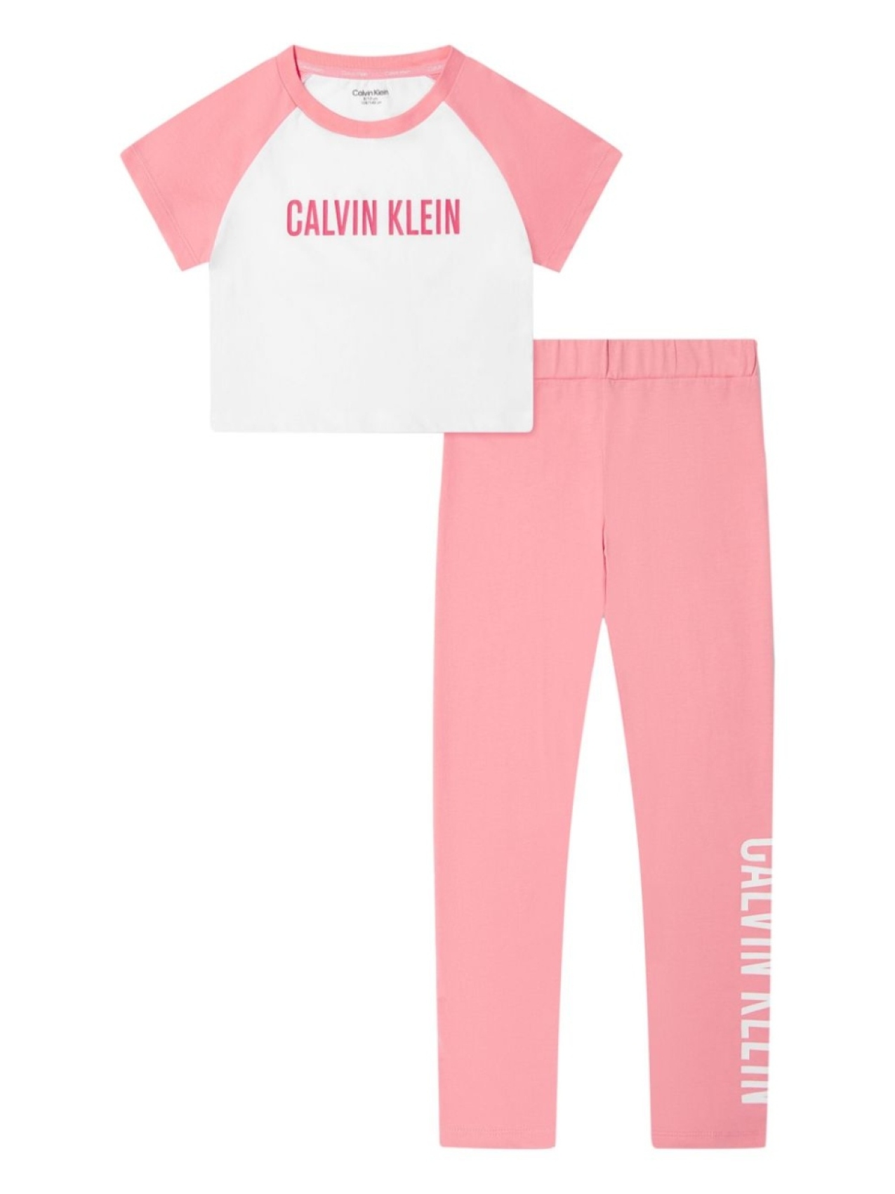 

Комплект нижнего белья с логотипом Calvin Klein Kids, розовый