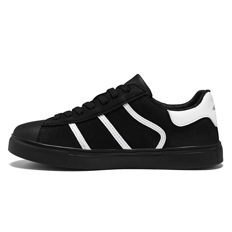 

CALIFBULL Низкие скейтерские кроссовки мужские черно-белые, цвет Black White