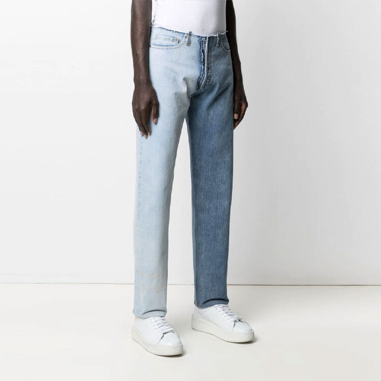 Джинсы мужские многоцветные Maison Margiela, цвет Multicolor — фото 3