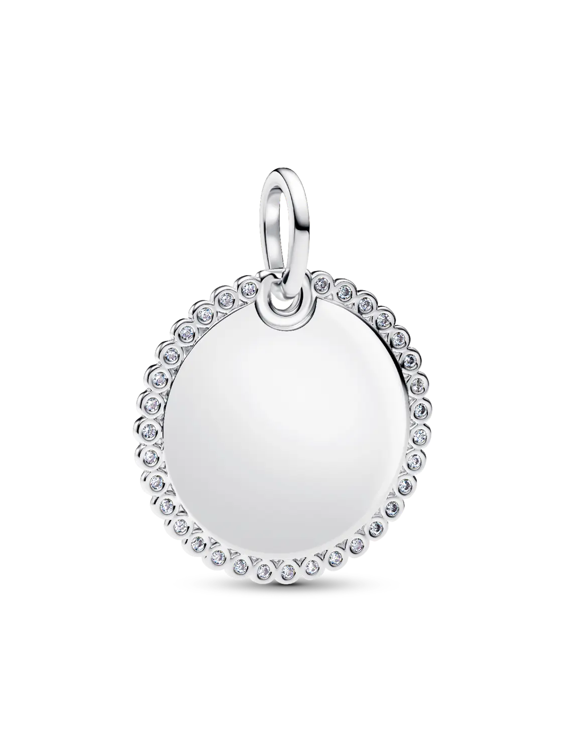 

Круглая подвеска с гравировкой Pandora, серебро 925 пробы