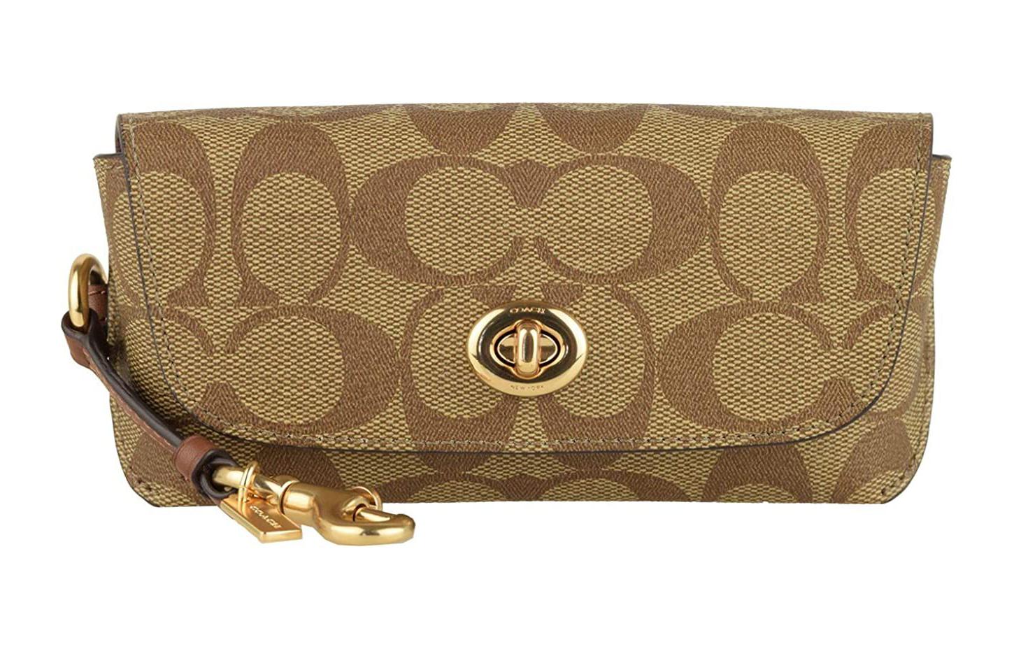 

Футболка с монограммой COACH унисекс цвета хаки