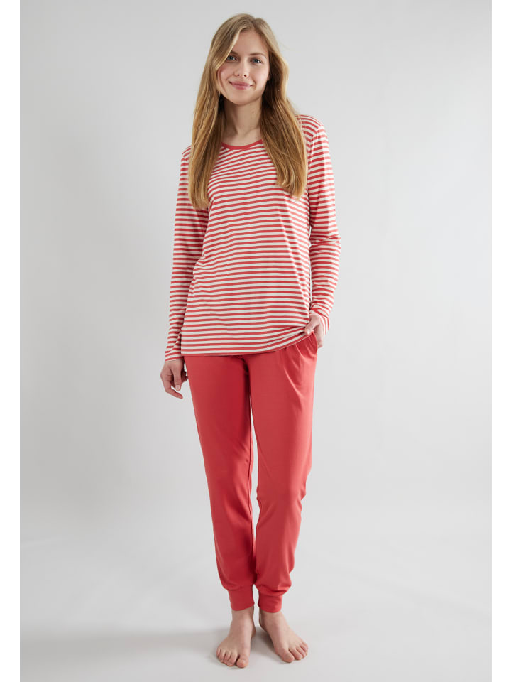 

Götzburg Пижама Josselin в красную полоску средней толщины