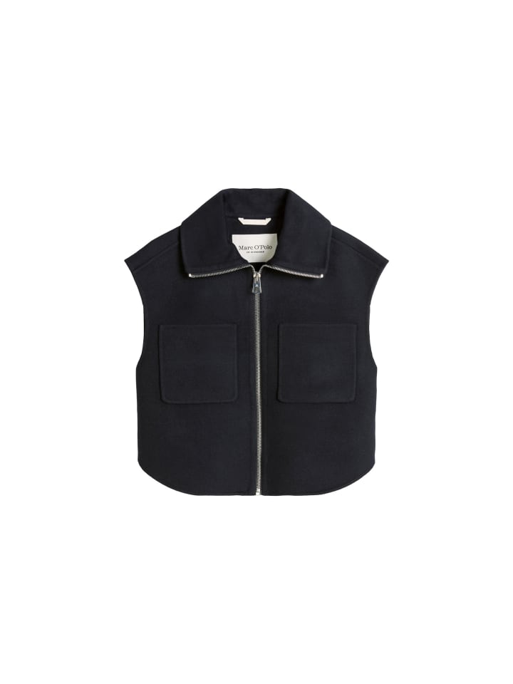

Marc O'Polo Жилет на молнии свободного кроя, глубокий ночной синий цвет
