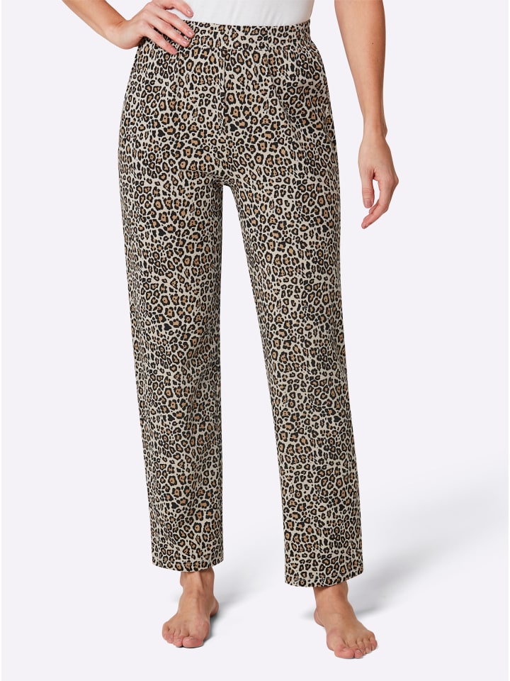 

Брюки с принтом песочного и верблюжьего цветов WITT WEIDEN