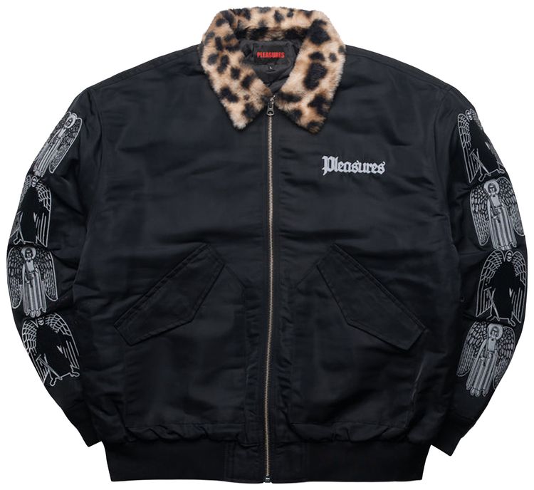 

Куртка Pleasures Angel Demon Flight Jacket, черный