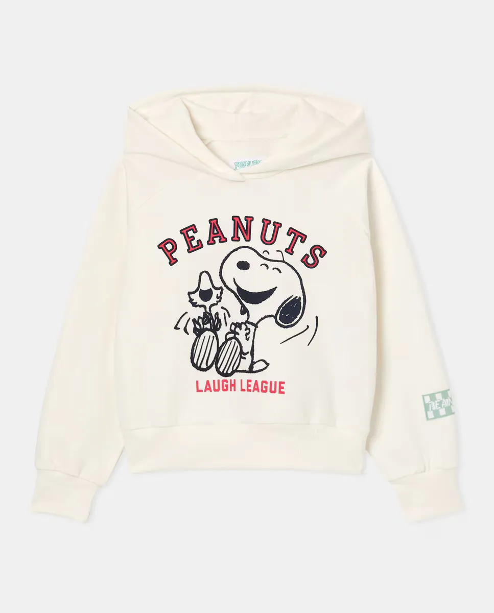 

Детская худи с капюшоном и принтом Snoopy Kids El Corte Inglés, белый