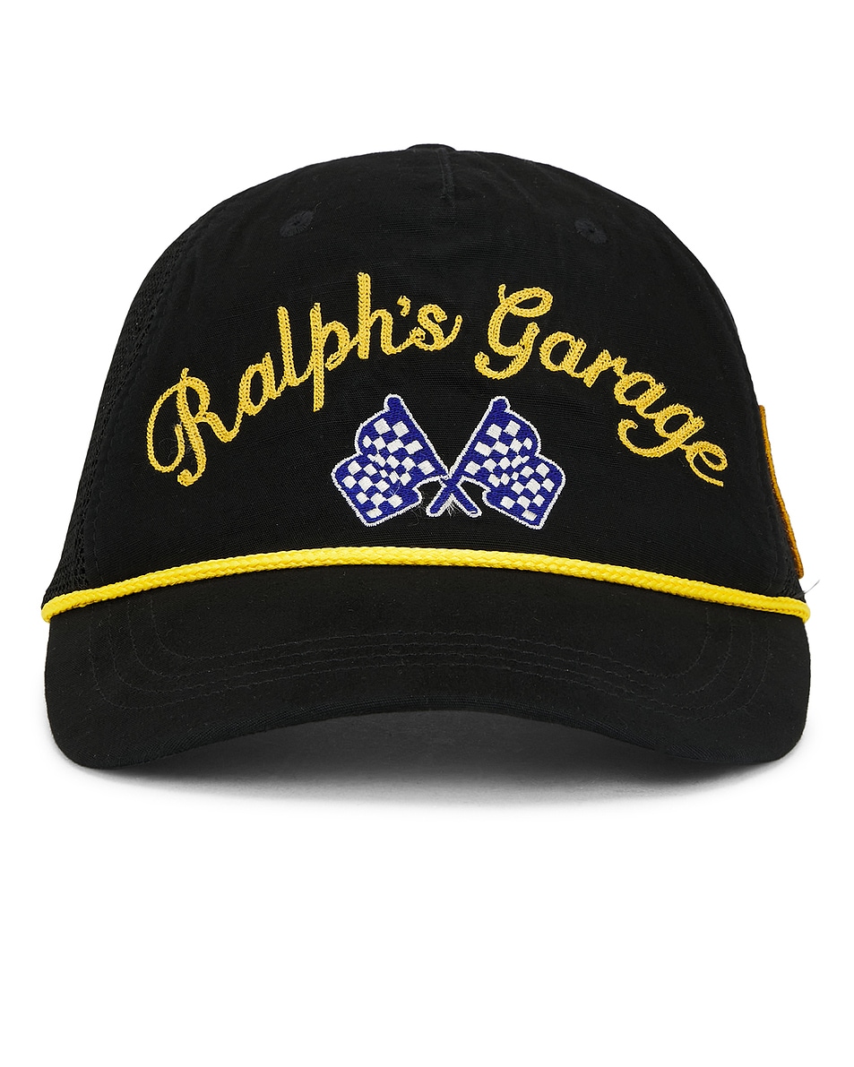 

Хлопковая винтажная кепка Ralph's Garage в стиле дальнобойщика Polo Ralph Lauren, Black