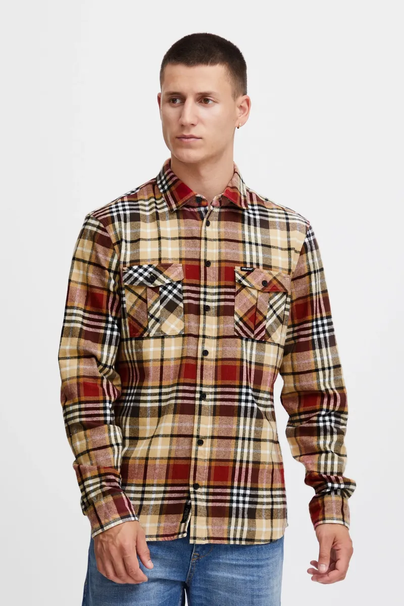 

Рубашка с длинными рукавами из смесового материала "BLEND BHShirt", черный