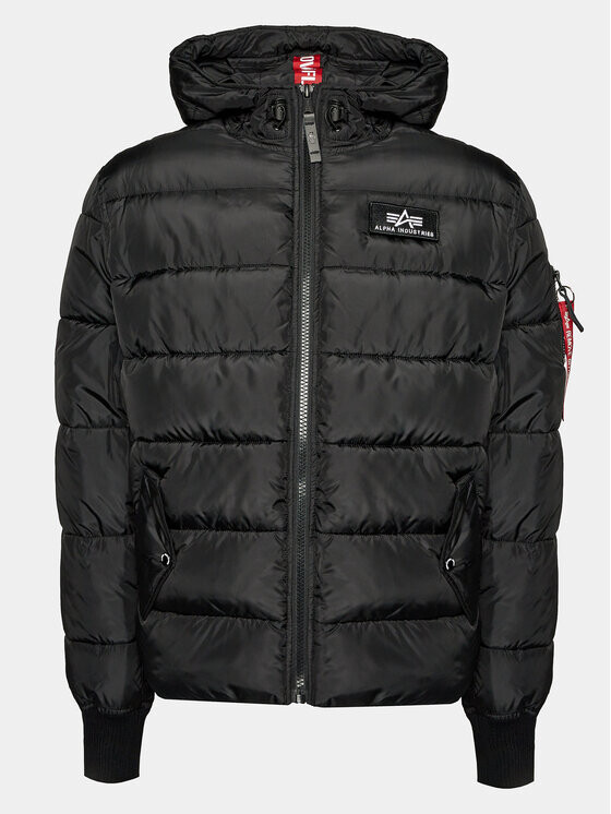 

Пуховик стандартного кроя Alpha Industries, черный