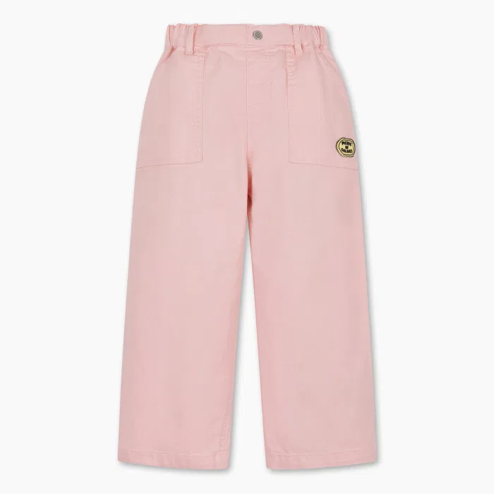 Детские цветные брюки-багги розовые от Benetton Kids