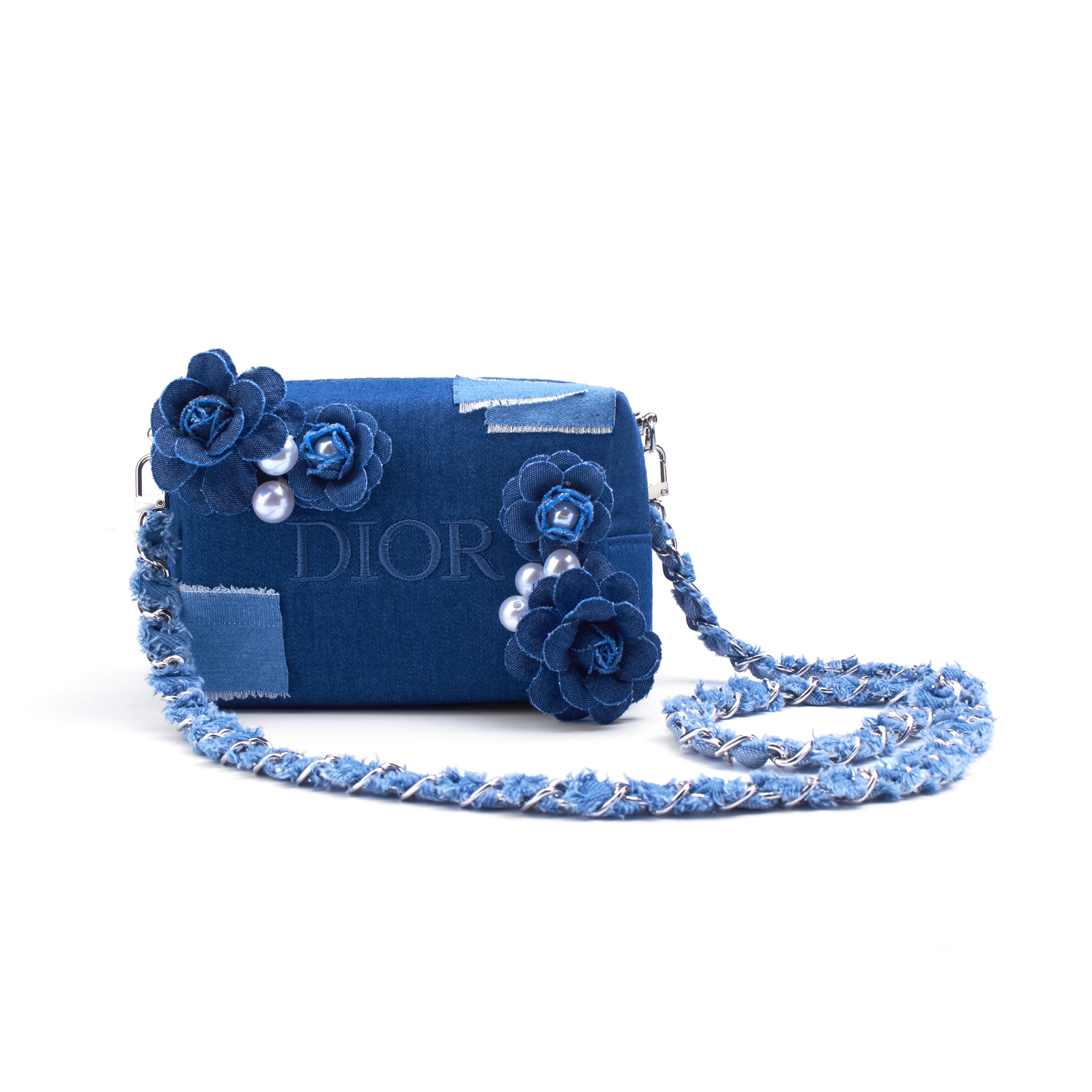 DIOR Индивидуальная косметичка Amber, Dream Blue Iris косметичка Denim Blue — фото 2