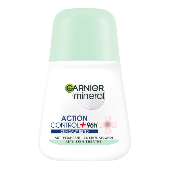 

Шариковый дезодорант Mineral Action Control 96h Garnier, 50 мл