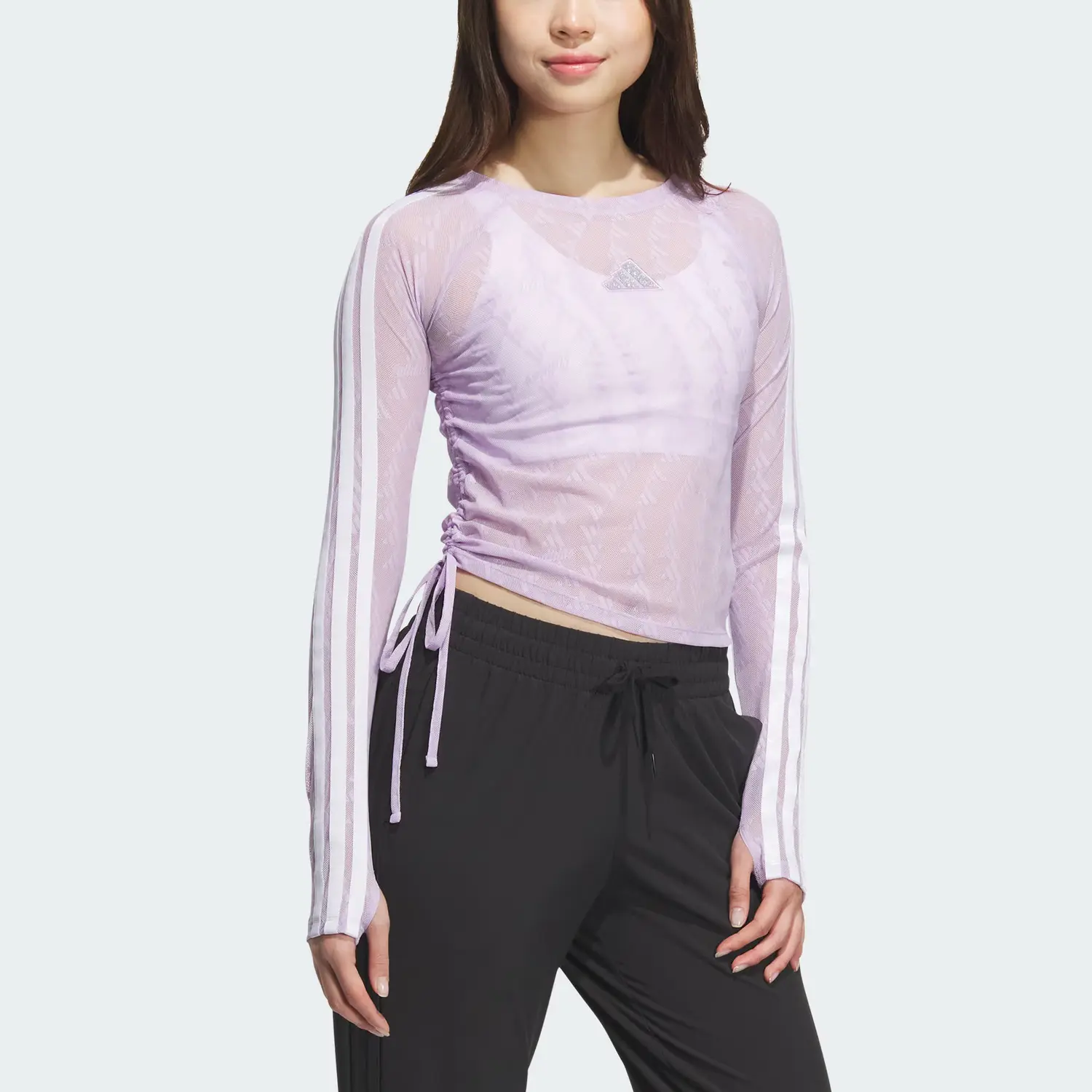 Adidas Футболка Women's Powder Plum Purple/White — фото 2