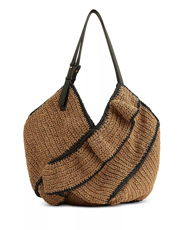 

Сумка-Тоут Olescha с оборками Reiss, бежевый