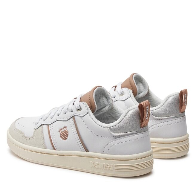 Кроссовки K-Swiss Lozan Match Lth 98903-905-M White/Warm Taupe/Starwhite/Silver 905, белый — фото 3