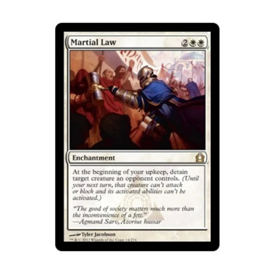 

CCG Военное положение (R) (Рольга), MTG - Return to Ravnica