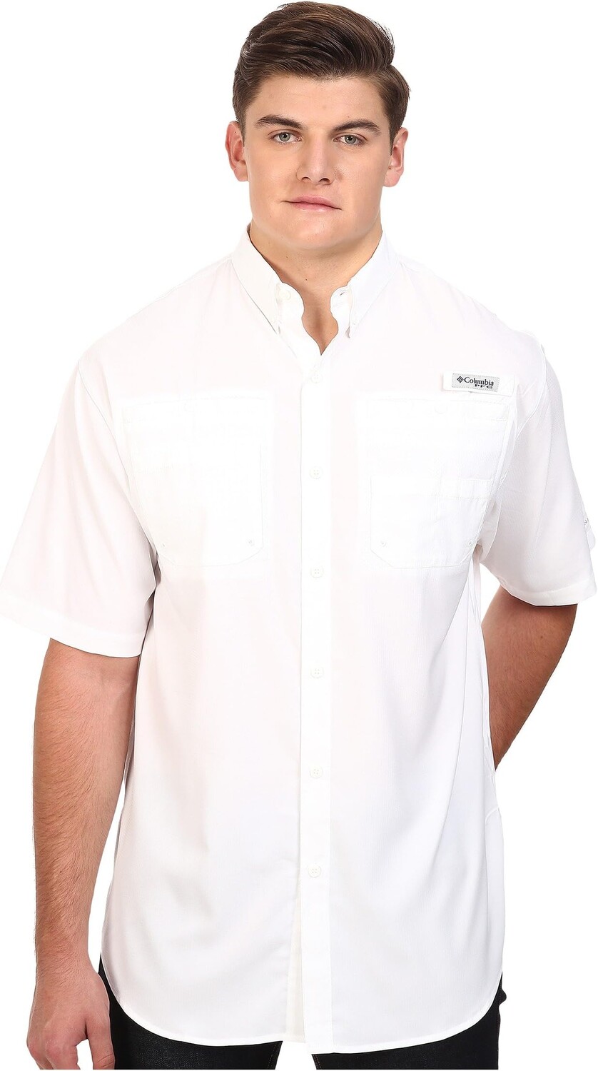 

Рубашка Big & Tall Tamiami II S/S Columbia, белый