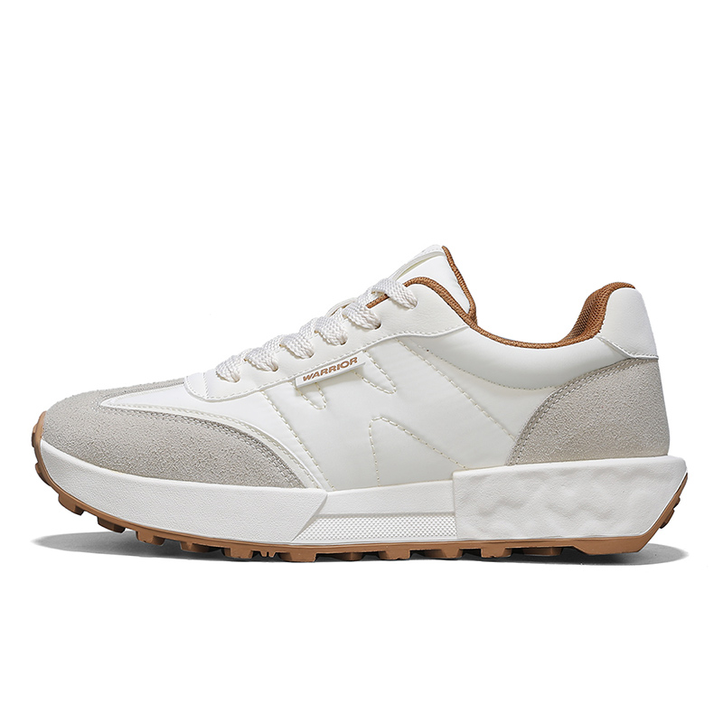 

Кроссовки для бега с низким верхом, устойчивые к истиранию и амортизации, мужские WARRIOR, Beige Gray