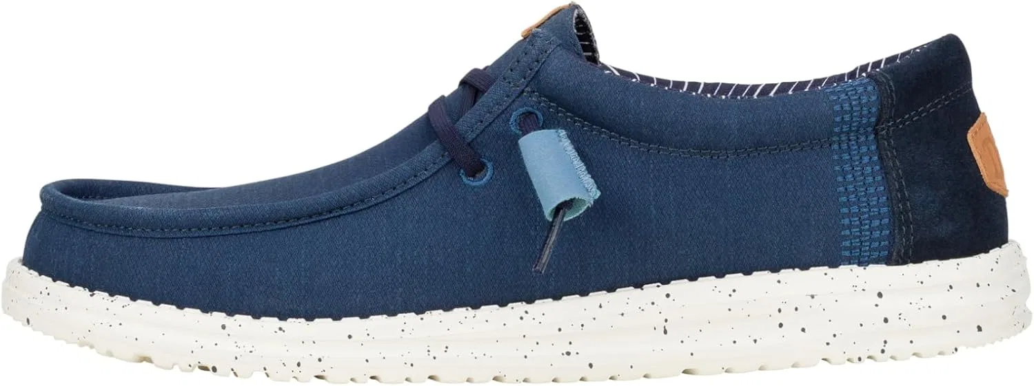 Мужские слипоны Heydude Wally Elevated Basics в стиле мокасин, Navy-White
