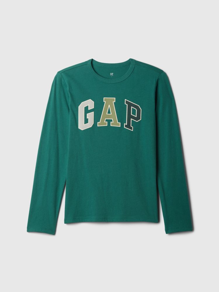 

Детская футболка с логотипом Gap, зеленый