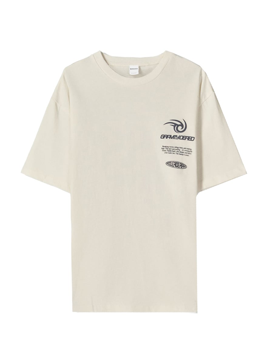 

Рубашка Bershka, от белого