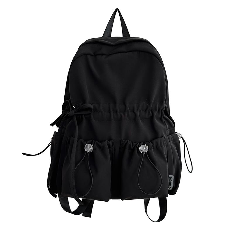 

DCLOUD Нейлоновый рюкзак женский желтый белый черный розовый синий, Black