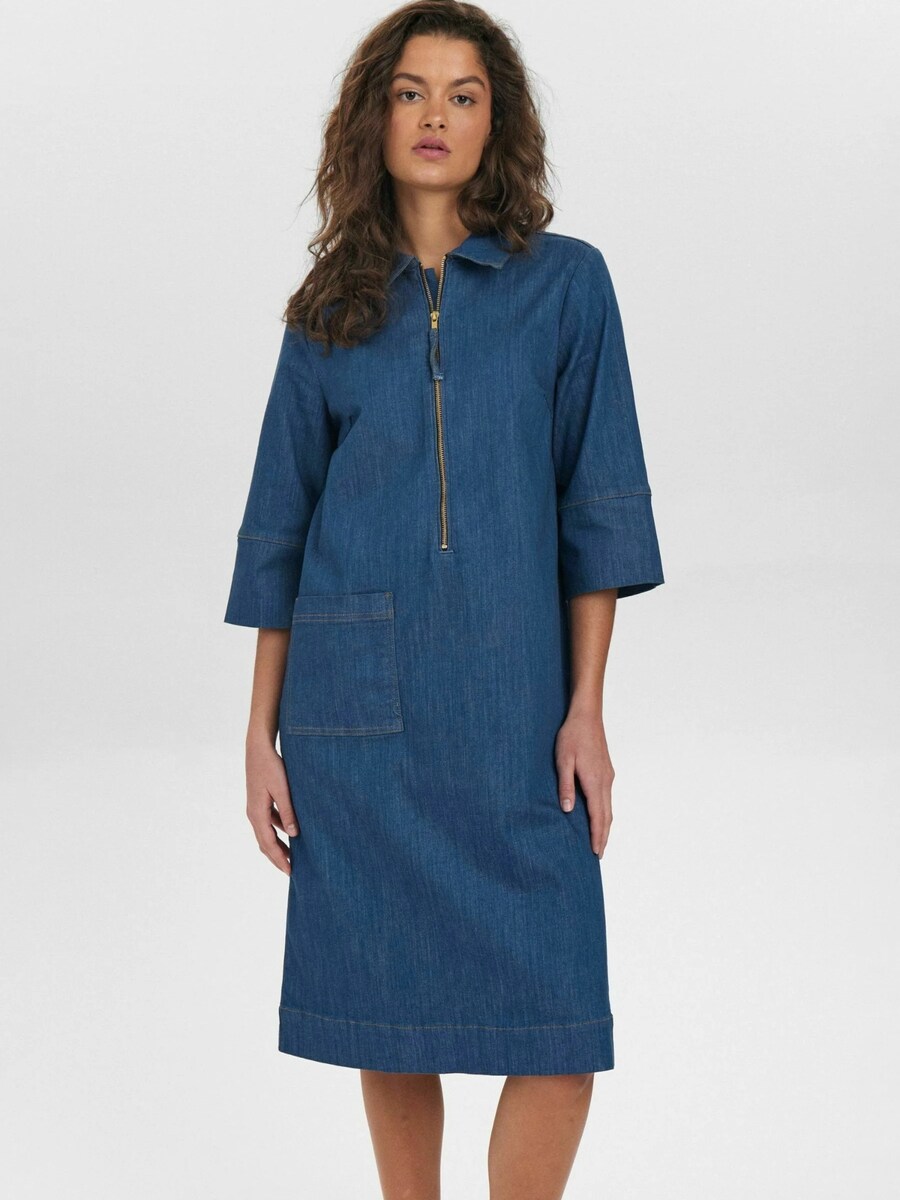 

Мини платье NÜMPH Nuizzas, Blue denim