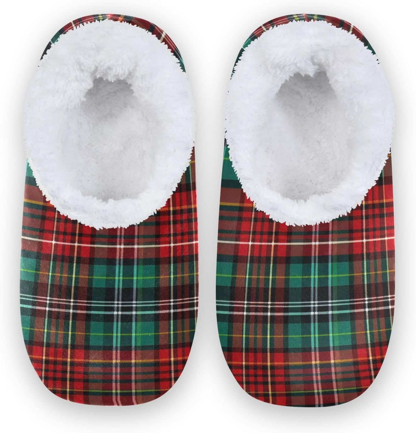 

Домашние тапочки DOMIKING Winter, пушистые, с нескользящей мягкой подошвой, уютные тапочки для дома, унисекс, для мужчин и женщин, зеленый