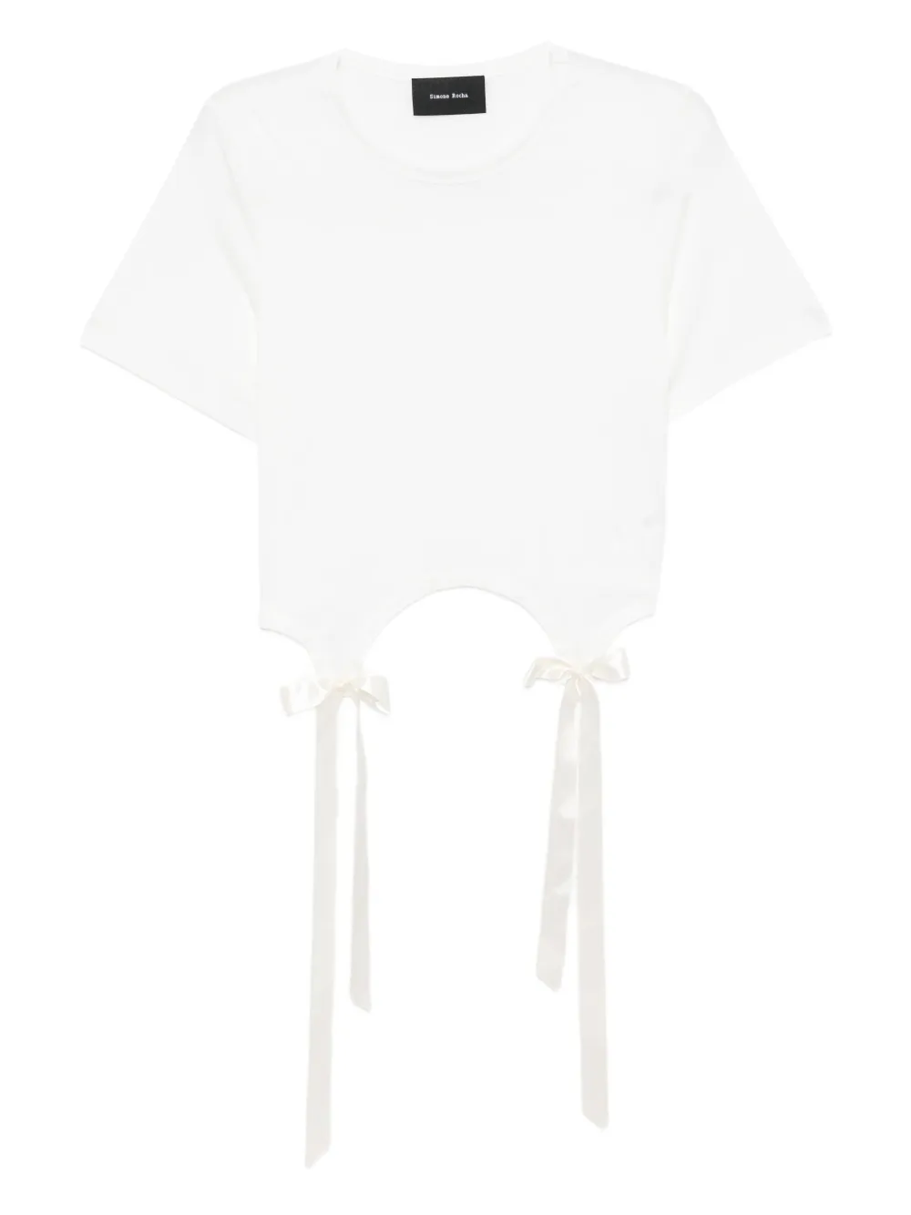 

Футболка из лиоцелла Simone Rocha, белый