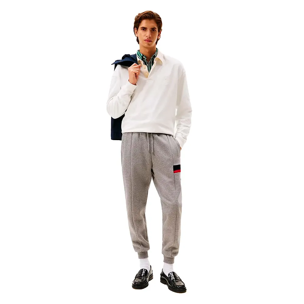 Спортивные брюки Tommy Hilfiger RWB Insert, серый — фото 4