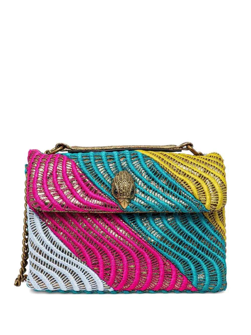 

Сумка через плечо с декором Eagle Head Kurt Geiger London, розовый