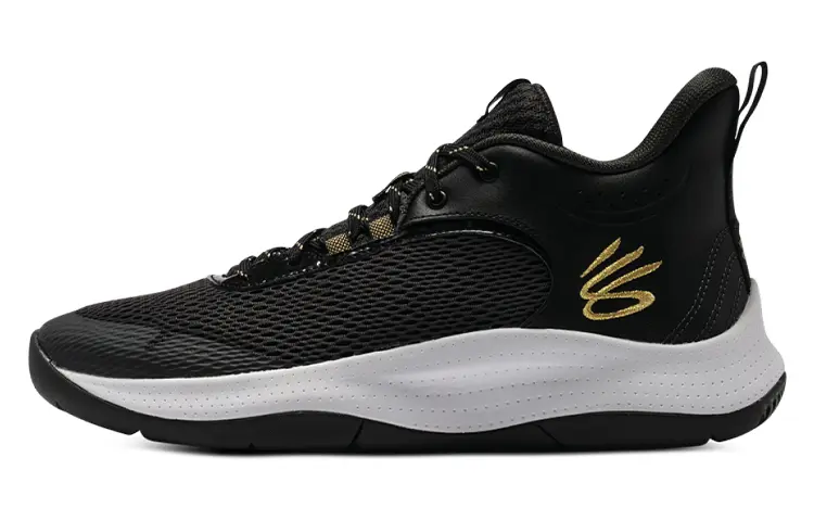 

Баскетбольные кроссовки Curry 3Z6 унисекс с низким верхом, черные/белые Under Armour