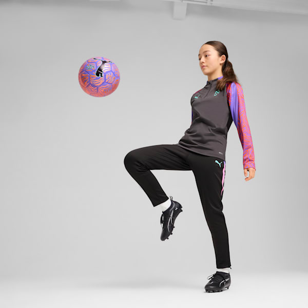 Футболка с застежкой-молнией на четверть для больших детей Puma X Neymar Creativity, серый — фото 3