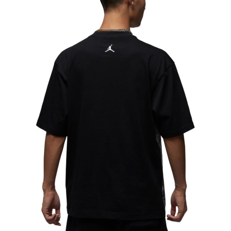 Jordan Футболка Brooklyn мужская 010 Black/Sail White — фото 2