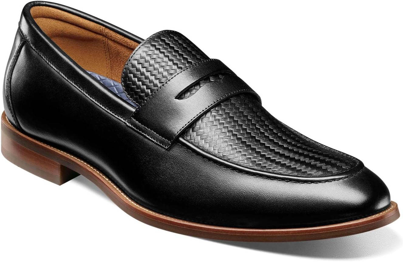 

Мужские лоферы Florsheim, модель Rucci с тканым верхом и пенни-носком, черный