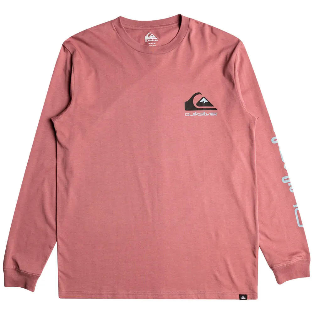 

Футболка Quiksilver Complogo long sleeve, розовый