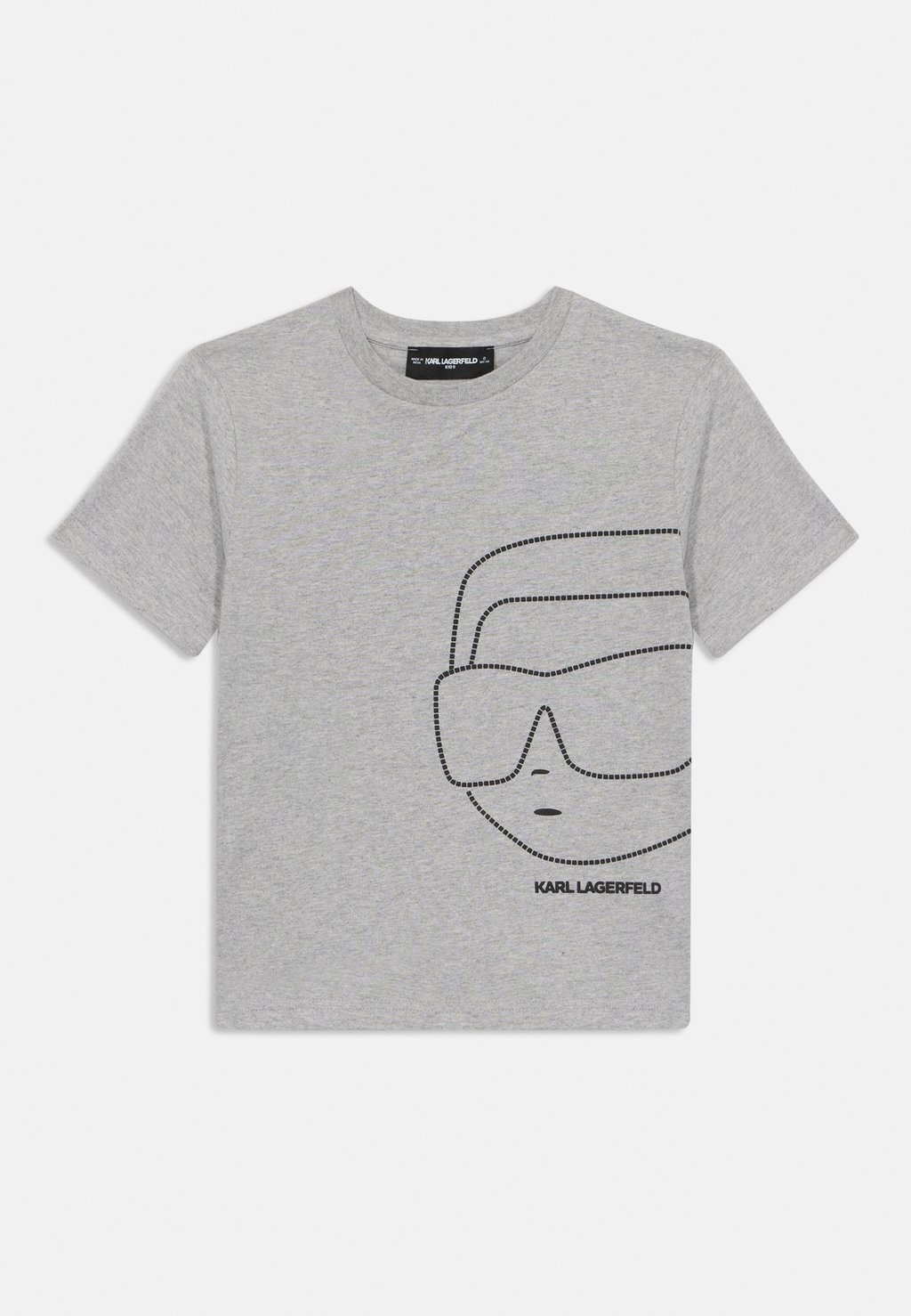 

Футболка с принтом SHORT SLEEVES TEE UNISEX KARL LAGERFELD KIDS, серый