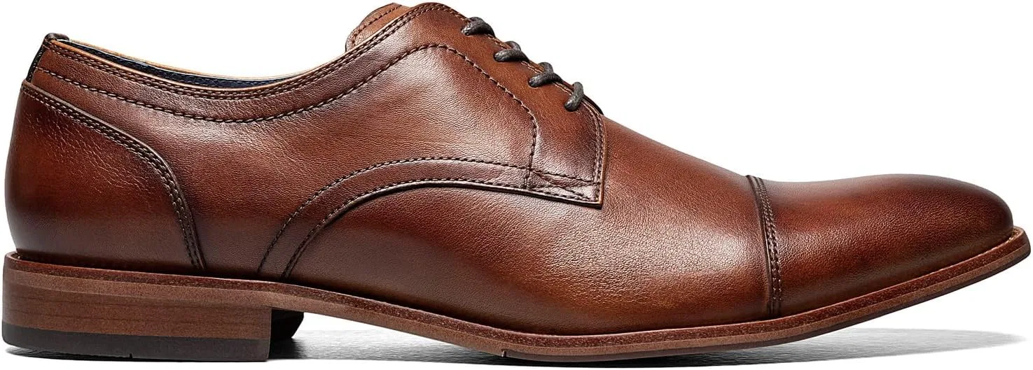 Мужские туфли Oxford Florsheim Flex Cap Toe, коньячный — фото 2
