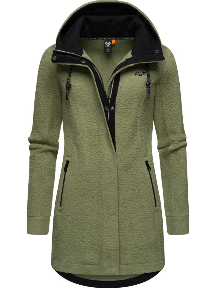 

Флисовая куртка ragwear Letti Teddy Fleece, цвет light olive