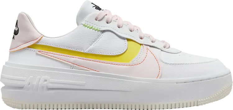 Кроссовки Wmns Air Force 1 PLT.AF.ORM 'White Pearl Pink', белый